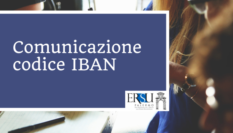 REMINDER: Procedura online per comunicare o modificare il codice IBAN