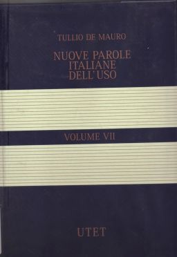 Copertina di Nuove parole italiane dell'uso - Volume 7