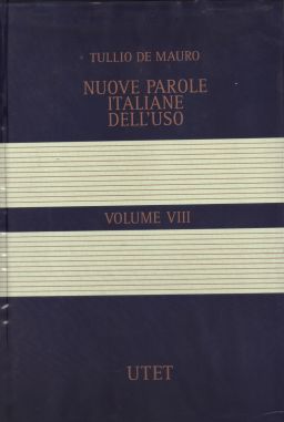 Copertina di Nuove parole italiane dell'uso - Volume 8