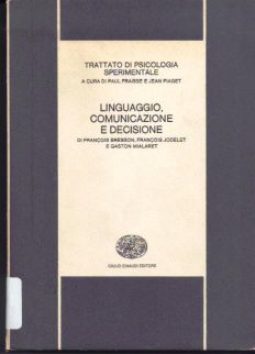 Copertina di Trattato di psicologia sperimentale 2