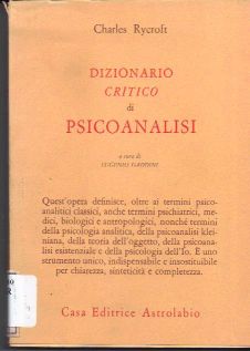 Copertina di Dizionario critico di psicoanalisi 