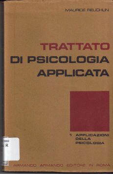 Copertina di Trattato di psicologia applicata 1