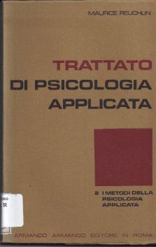 Copertina di Trattato di psicologia applicata 2