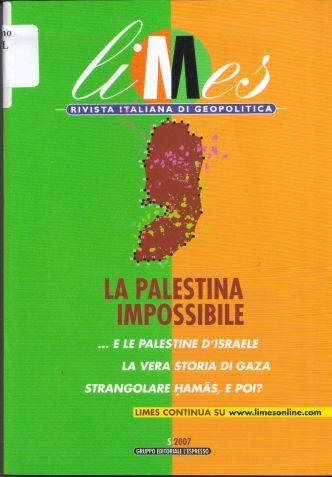 Copertina di La Palestina impossibile 