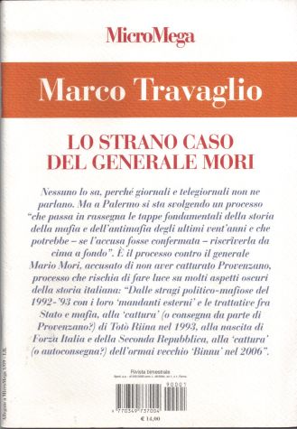 Copertina di Micro Mega - Marco Travaglio 