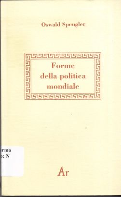 Copertina di Forme della politica mondiale 