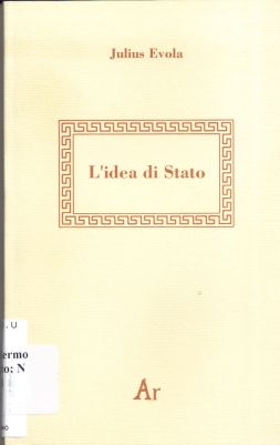 Copertina di L'idea di Stato