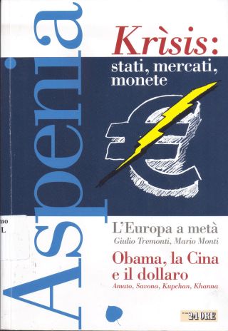 Copertina di Aspenia - Krìsis: stati, mercati, monete