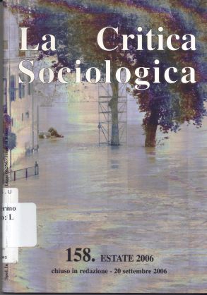 Copertina di La Critica Sociologica