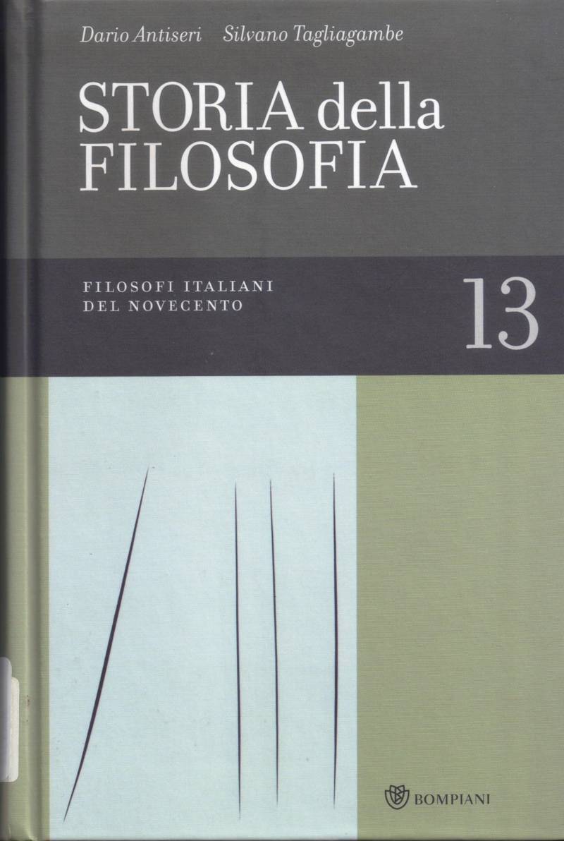 Copertina di Filosofi italiani del Novecento 