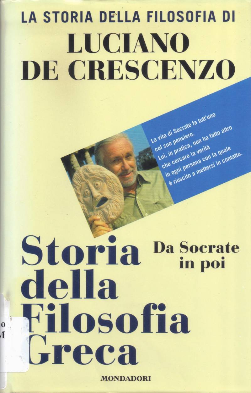 Copertina di Storia della Filosofia Greca