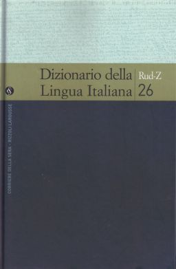 Copertina di Dizionario della lingua italiana (RUD-Z)