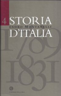 Copertina di Storia d'Italia - Volume 4 ( dal 1789 al 1831)