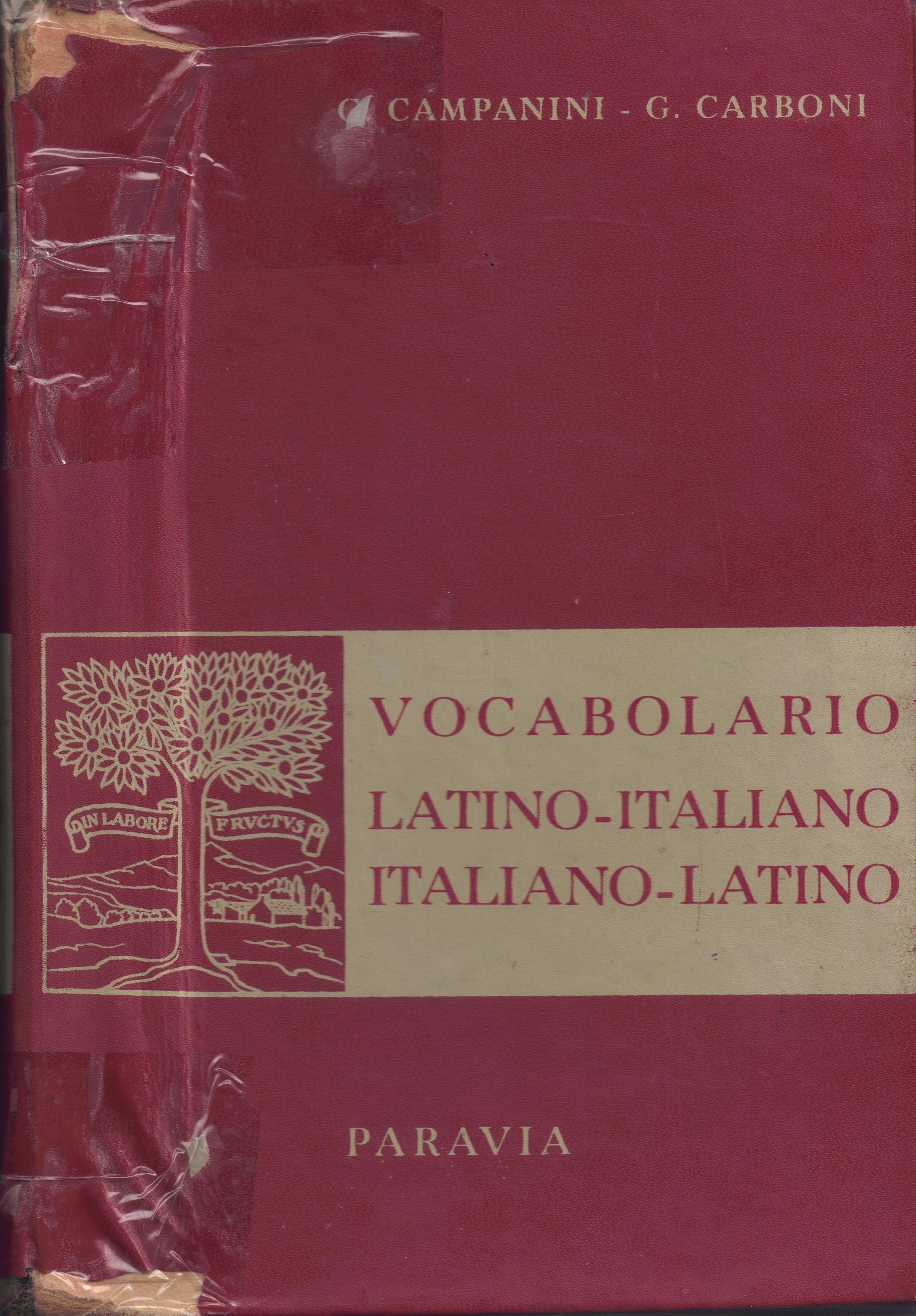 Copertina di Vocabolario LATINO/ITALIANO ITALIANO/LATINO