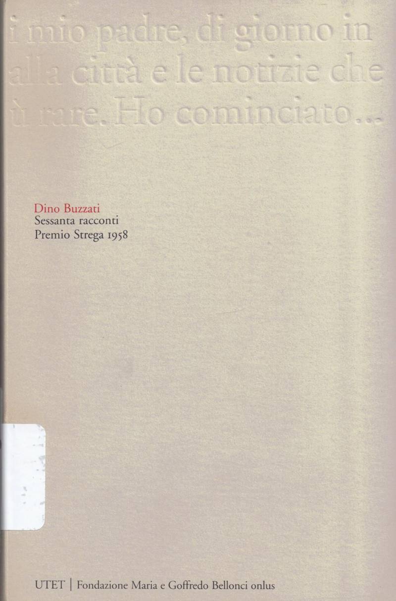 Copertina di Sessanta racconti 