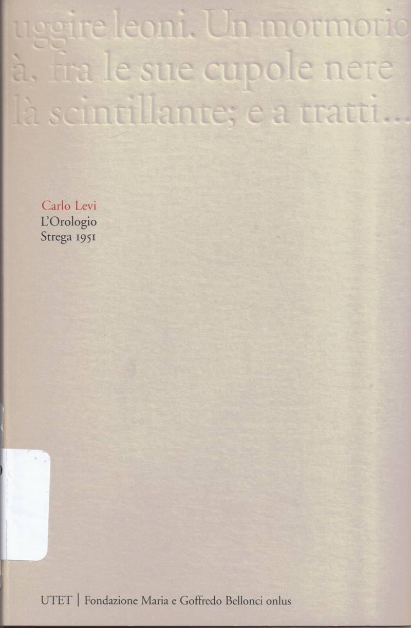 Copertina di L'Orologio 