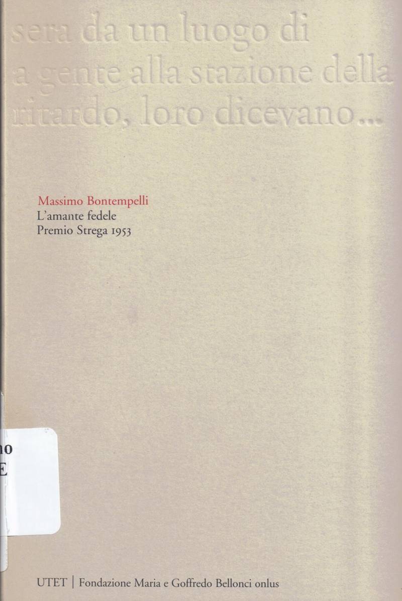 Copertina di L'amante fedele 