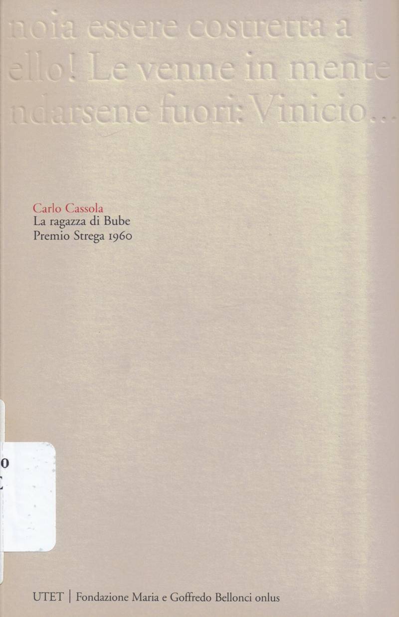 Copertina di La ragazza di Bube 