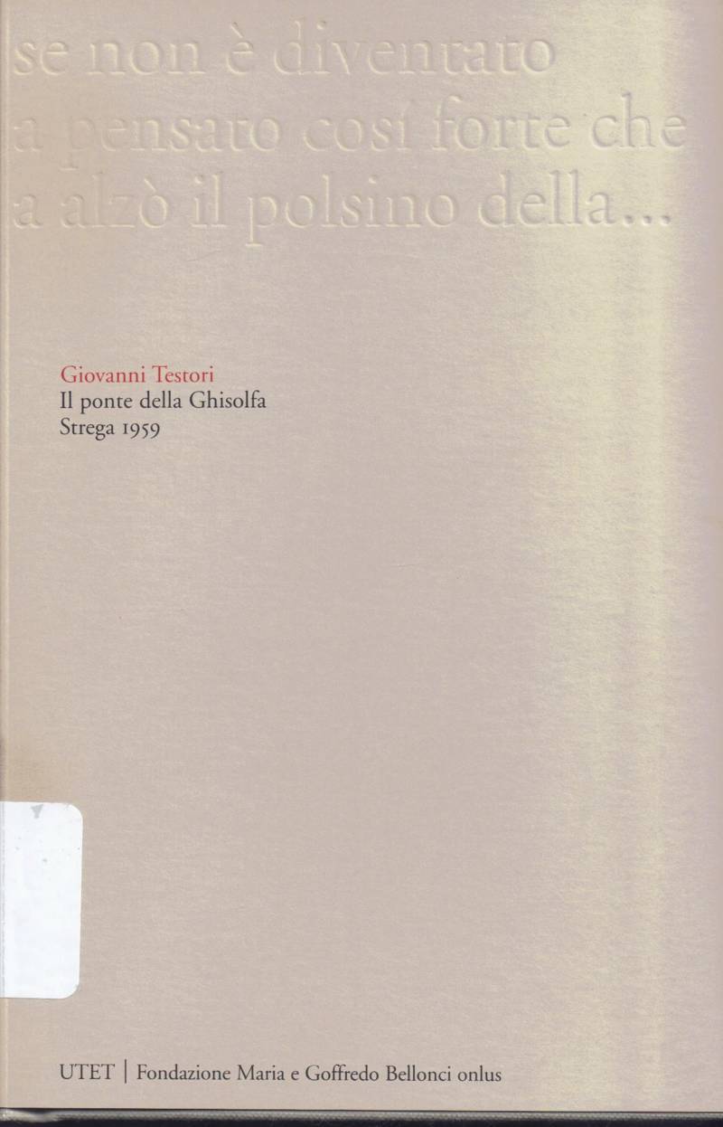 Copertina di Il ponte della Ghisolfa 