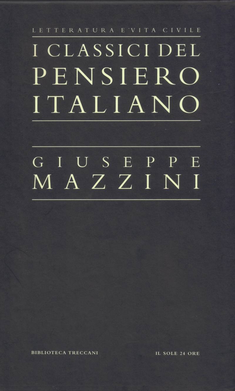 Copertina di Giuseppe Mazzini 