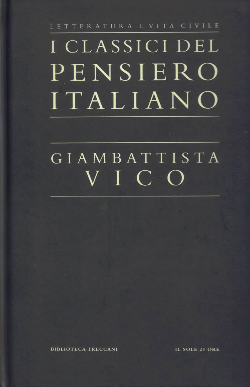 Copertina di Giambattista Vico 