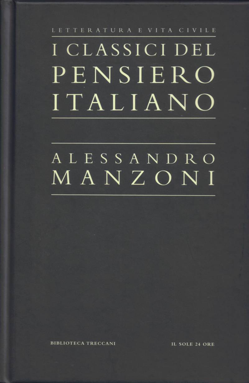 Copertina di Alessandro Manzoni 