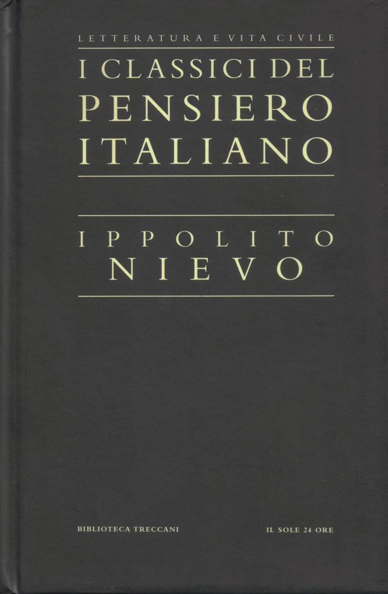 Copertina di Ippolito Nievo 