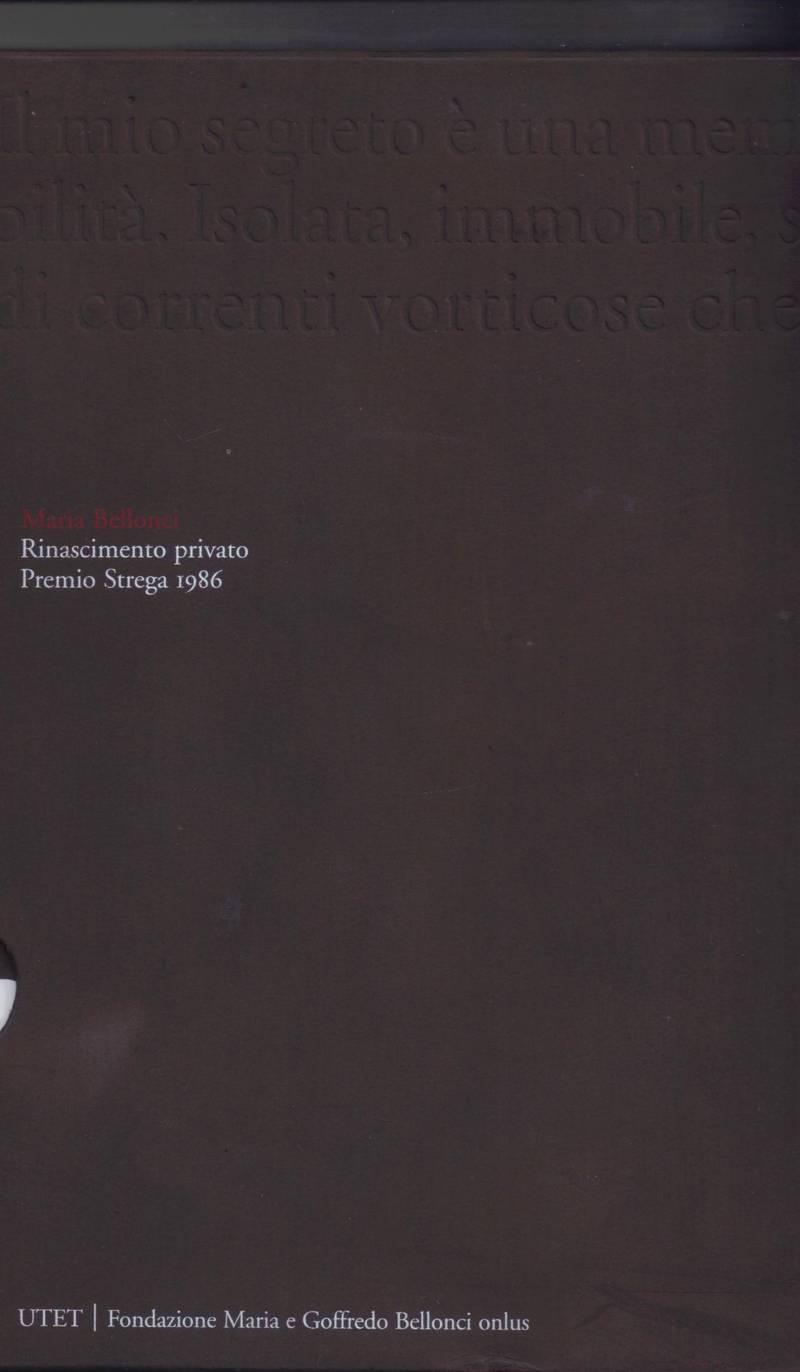 Copertina di Rinascimento privato 