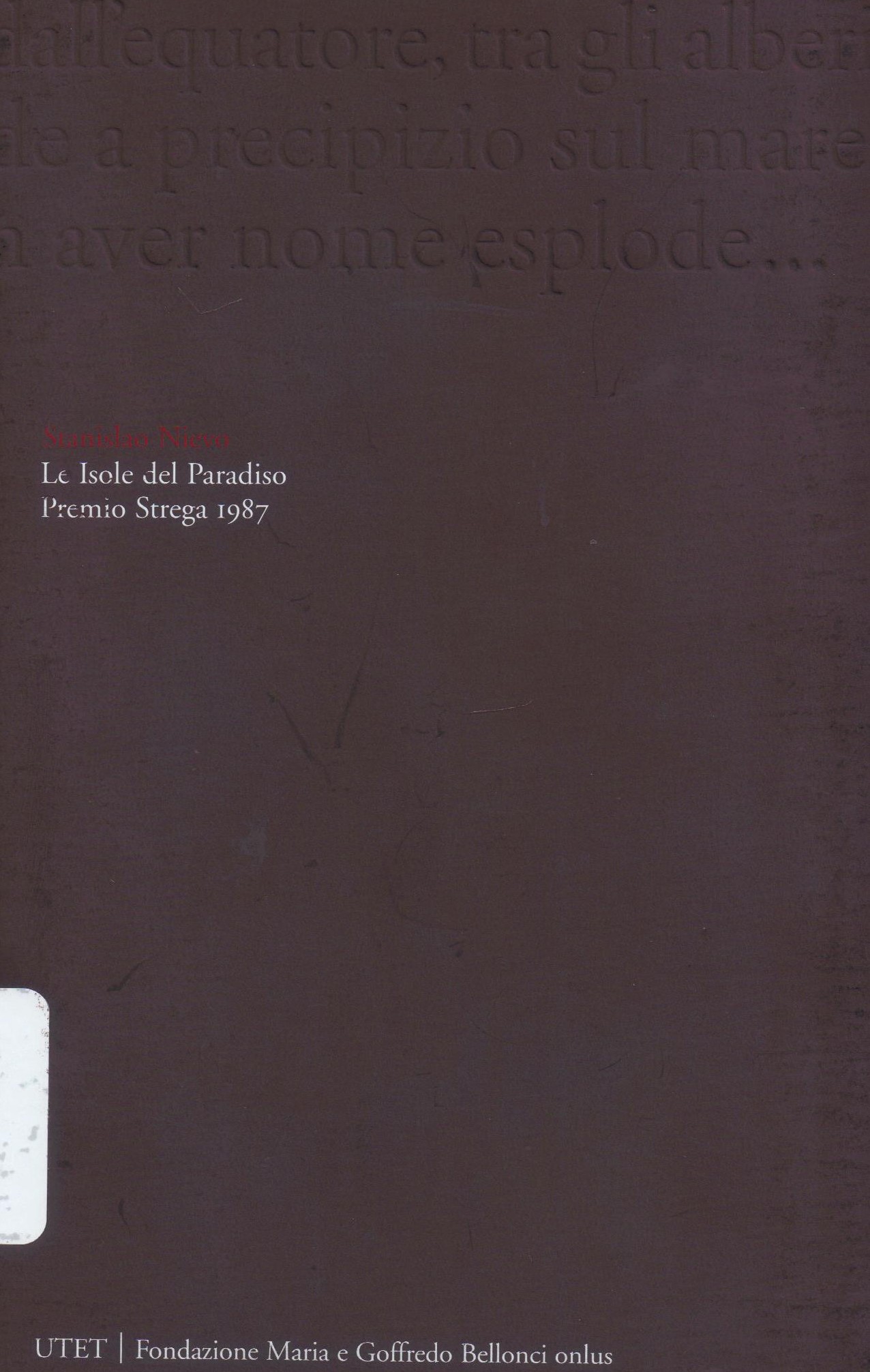 Copertina di Le isole del paradiso 