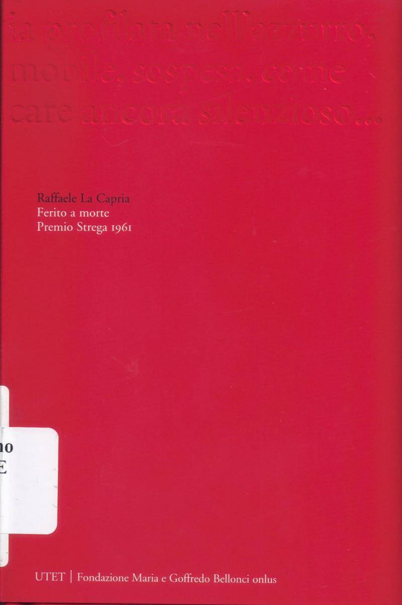 Copertina di Ferito a morte 