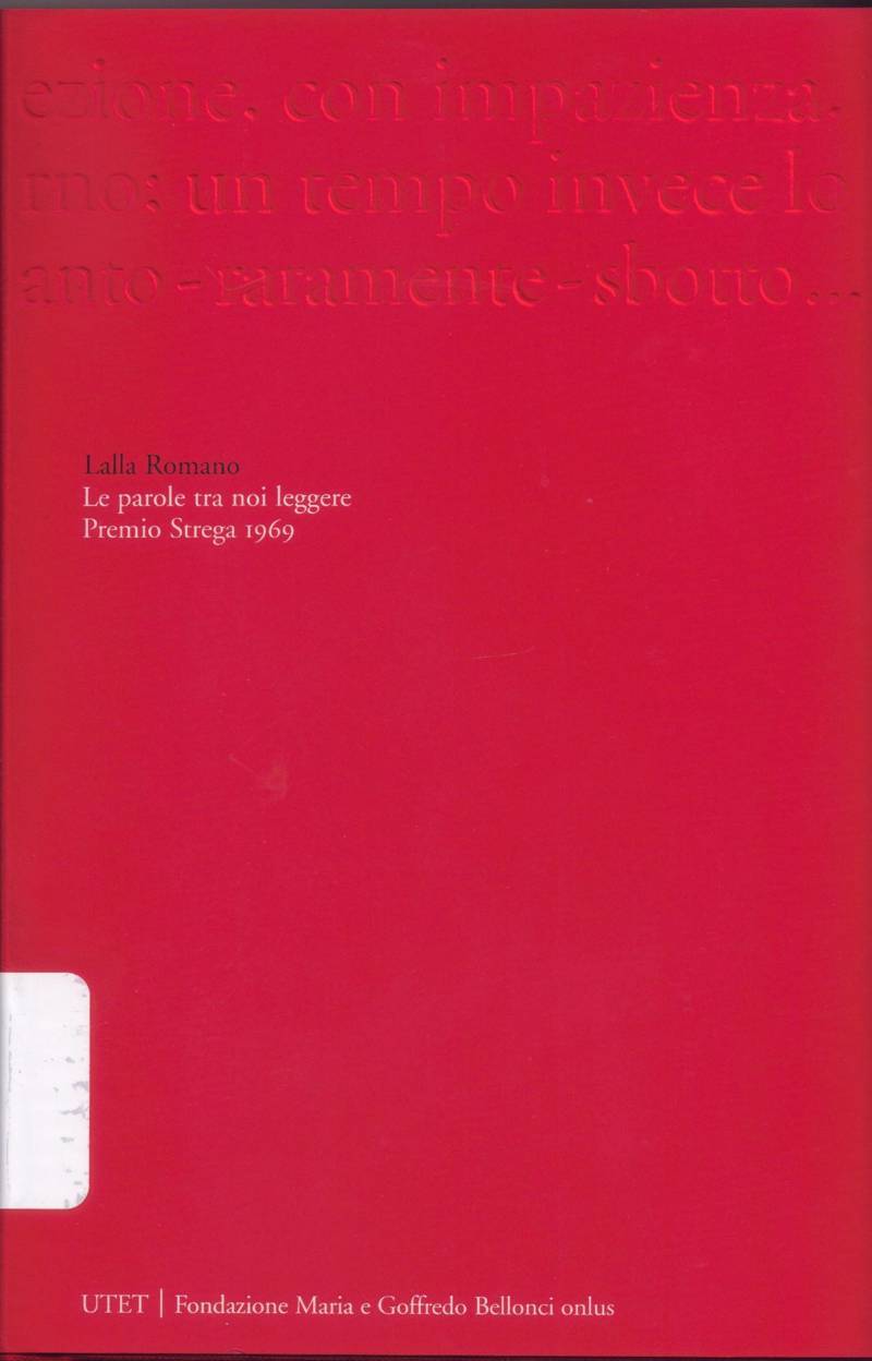Copertina di Le parole tra noi leggere 