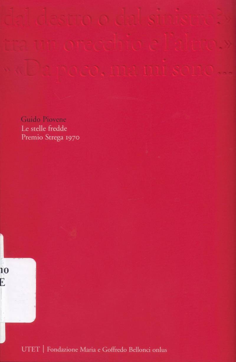 Copertina di Le stelle fredde 