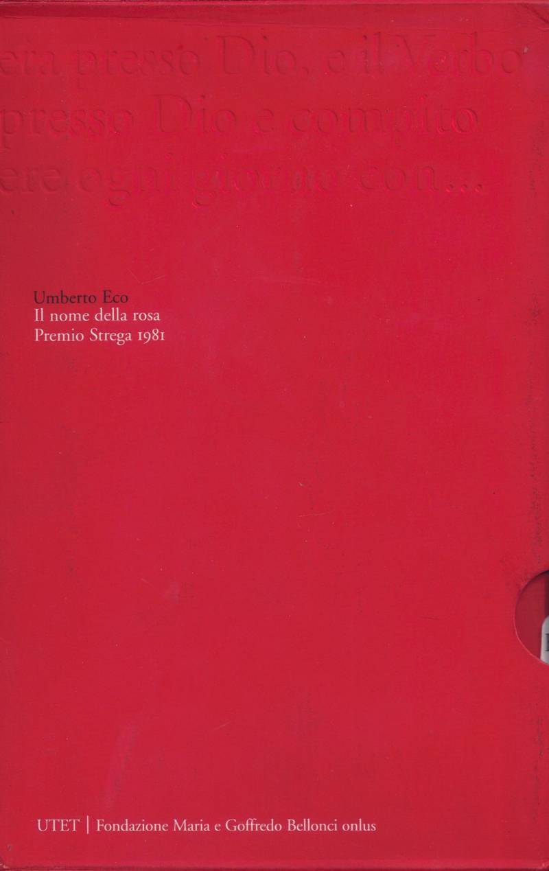 Copertina di Il nome della rosa 