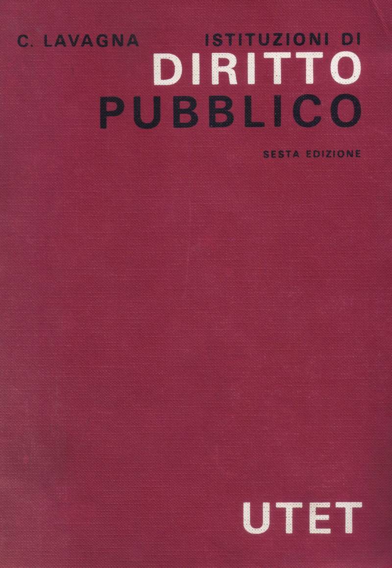 Copertina di Istituzini di Diritto Pubblico 