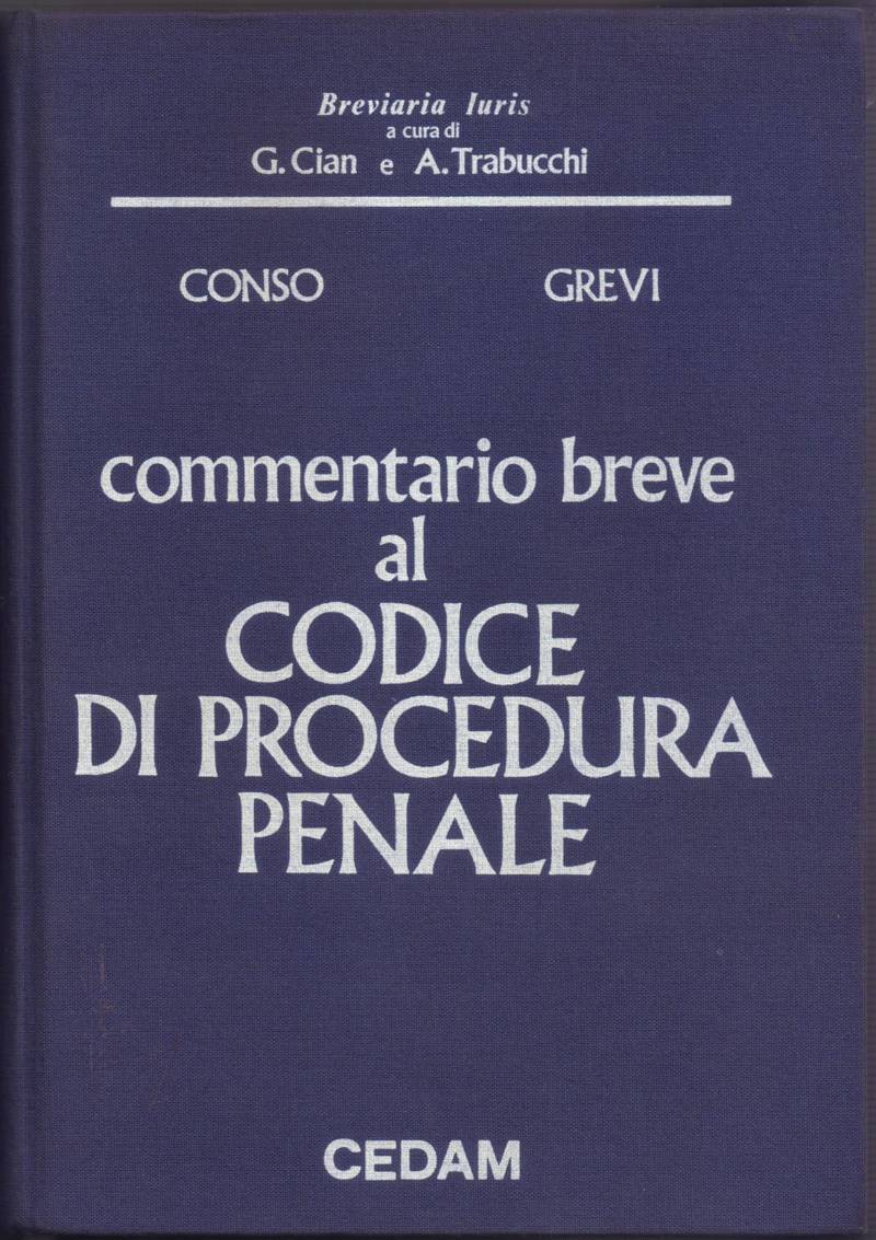 Copertina di Commentario breve al codice di procedura penale 