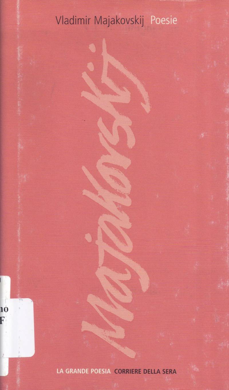 Copertina di Poesie (Majakovskij) 
