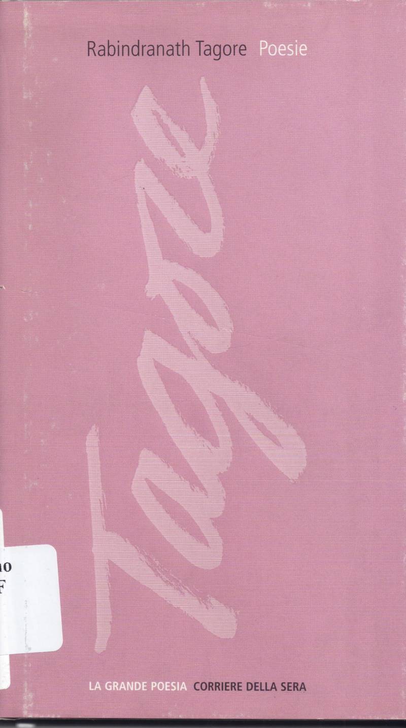 Copertina di Poesie (Tagore)