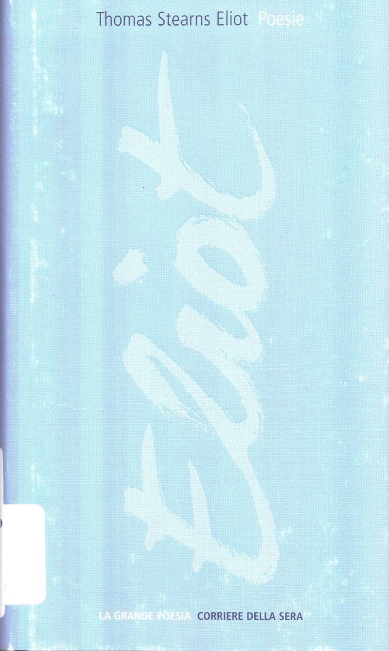 Copertina di Poesie (Eliot)