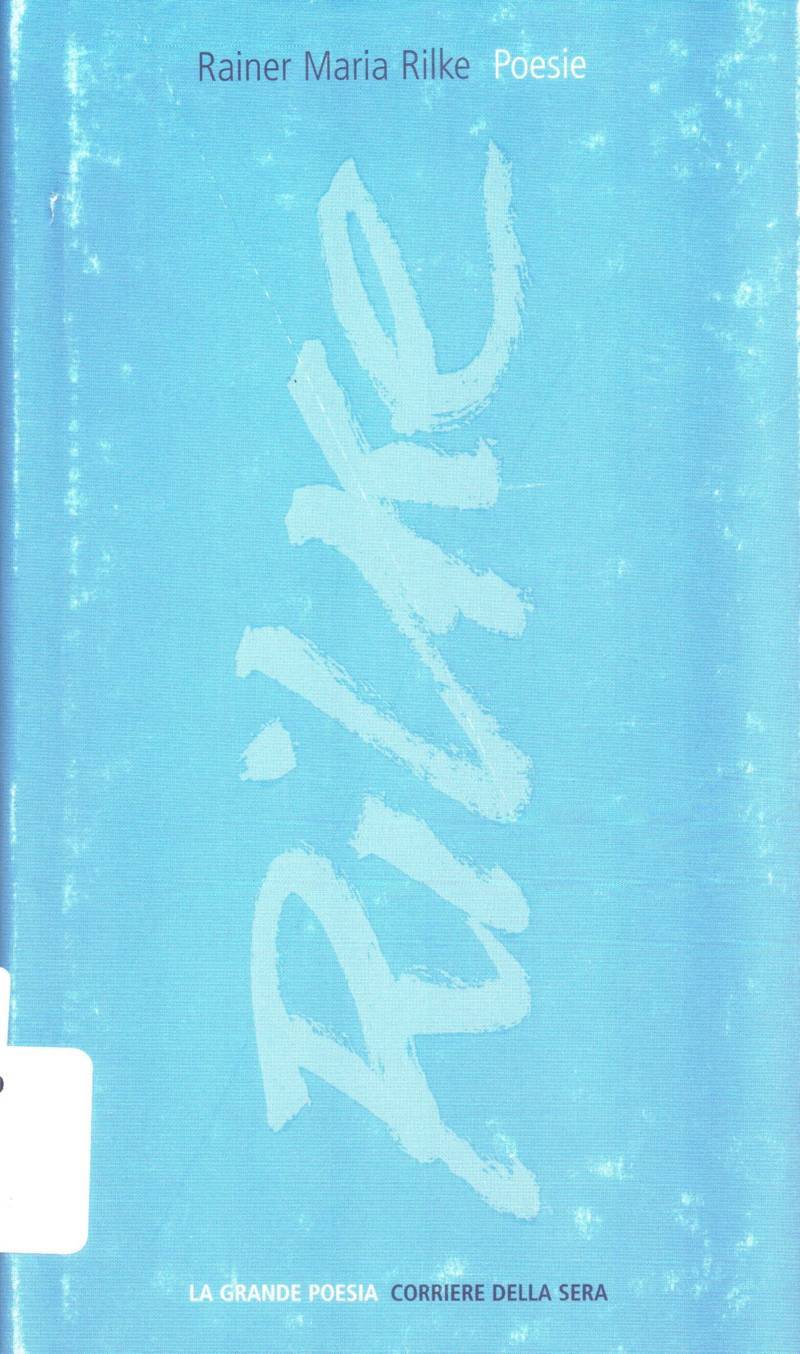 Copertina di Poesie (Rilke)