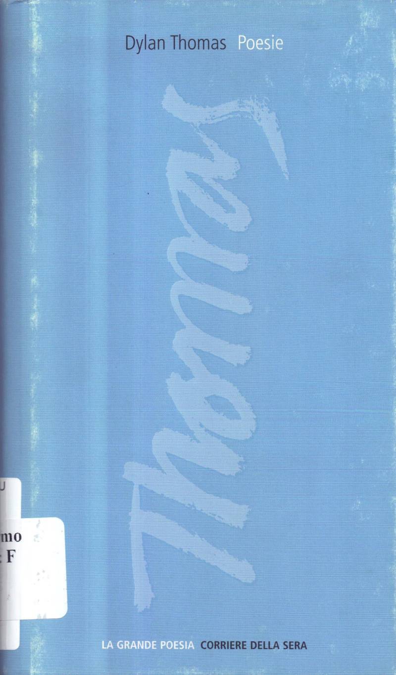 Copertina di Poesie (Thomas)