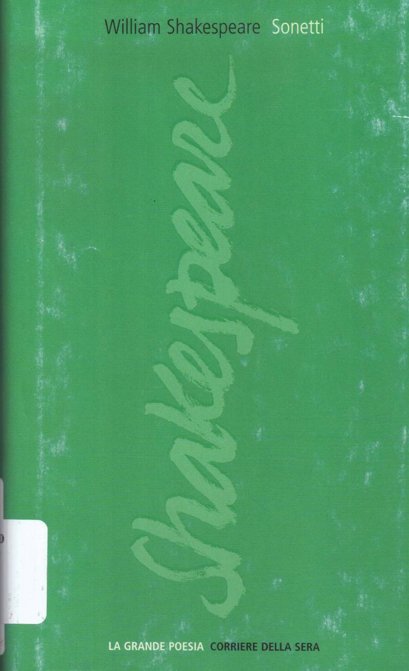 Copertina di Sonetti 