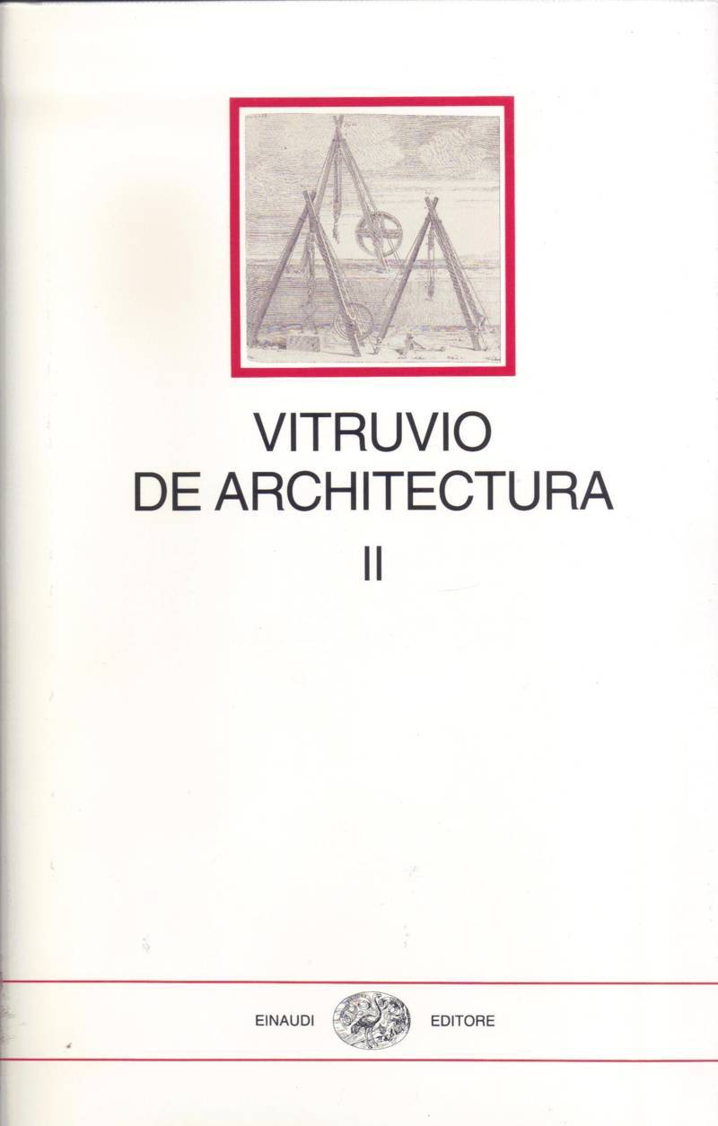 Copertina di Vitruvio - De architectura II