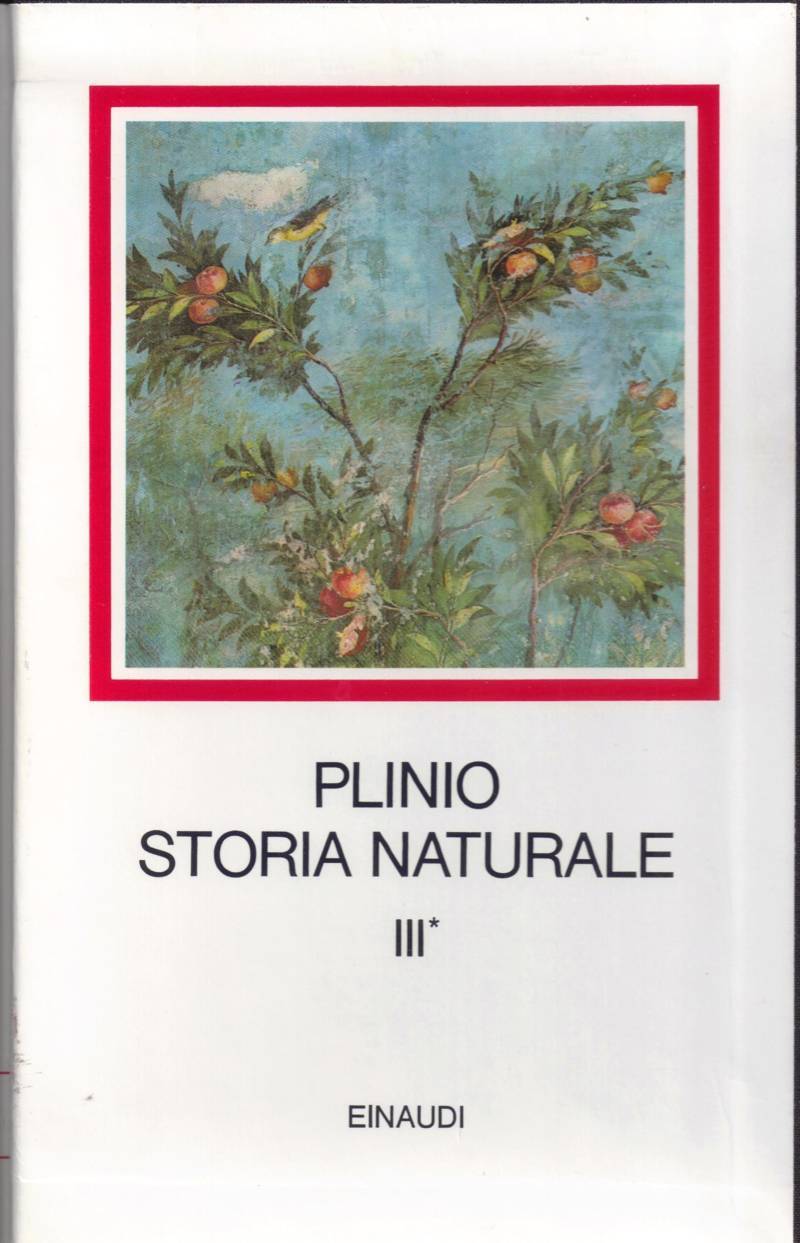 Copertina di Plinio - Storia naturale III*