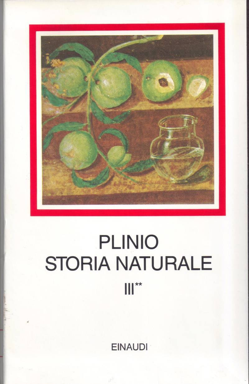 Copertina di Plinio - Storia naturale III (Volume II)