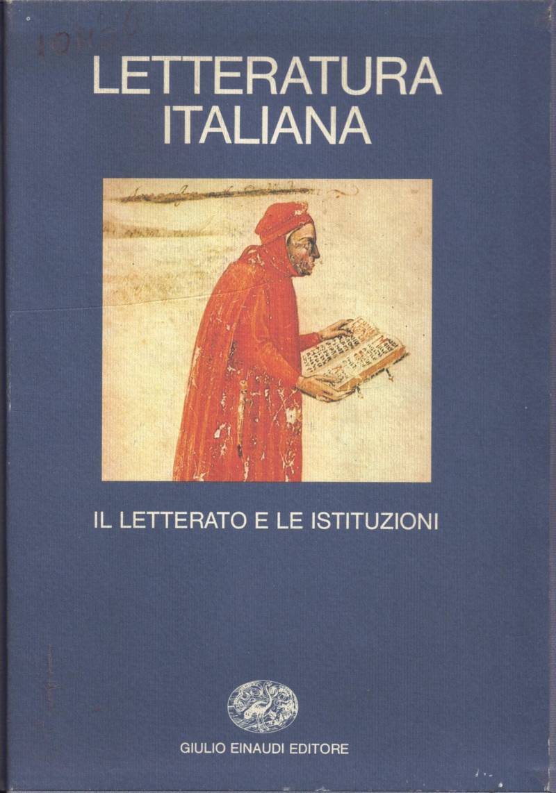 Copertina di Il letterato e le istituzioni 