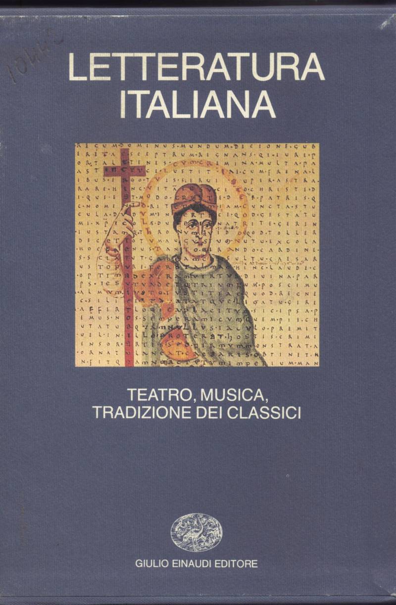 Copertina di Teatro, musica, tradizione dei classici