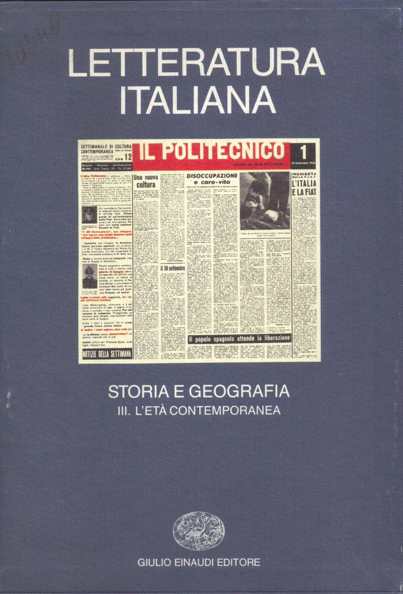 Copertina di Storia e geografia - III. L'età Contemporanea 