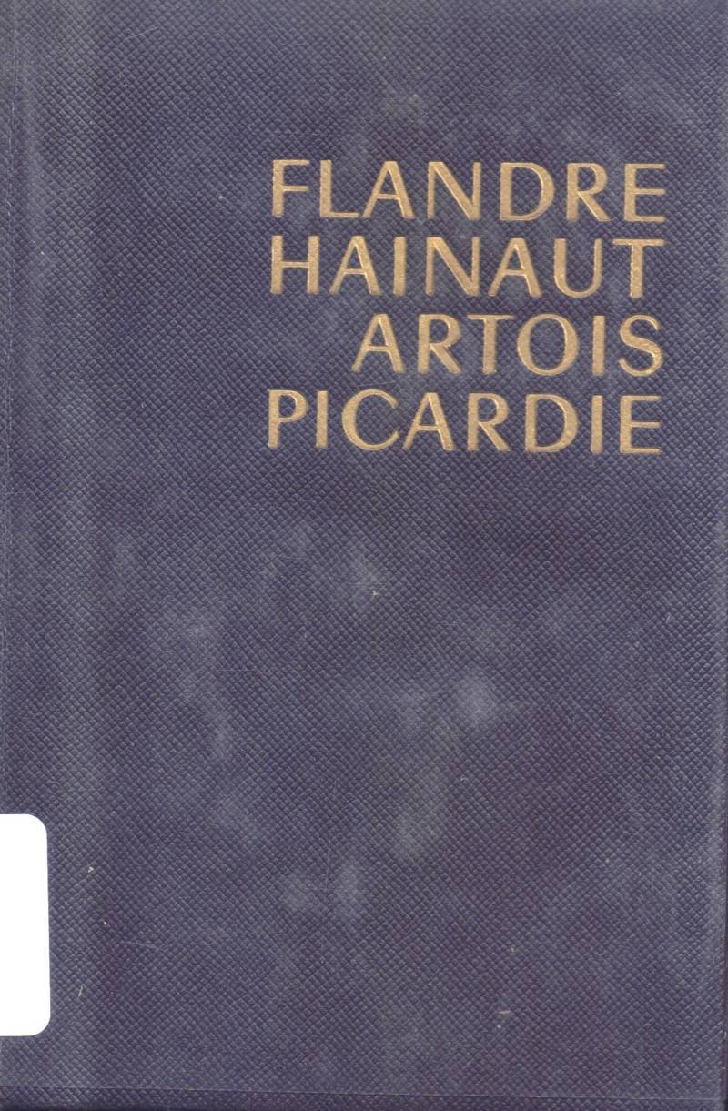 Copertina di Flandre Hainaut Artois Picardie 