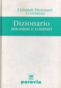 Copertina di Dizionario dei sinonimi e contrari