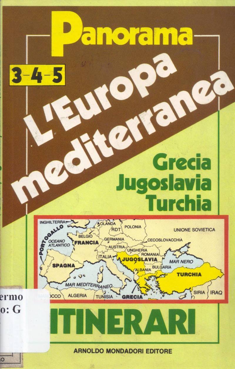 Copertina di L'Europa mediterranea - Grecia, Jugoslavia, Turchia 